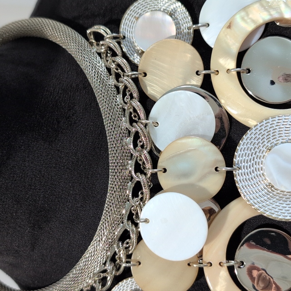 Chicos Adjustable Elegant Multi-Tone Statement Bi… - image 2